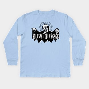 killswitch engage skeleton skull Kids Long Sleeve T-Shirt